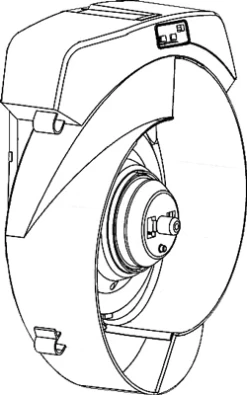 Envirovent Cartridge, Replacement Central, For Filterless Extractor Fan, 248x195x127mm - EFHT2S-CT