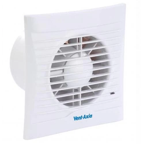 Vent Axia Silhouette 100T 100mm / 4 Inch Axial Fan With Timer (454056B)