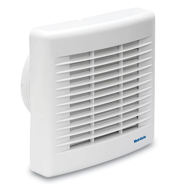 Vent Axia Basics BAS100P Unshuttered Fan With Pullcord (436520A)