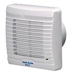 Vent Axia VA100SVXP12 Axial Fan Bathroom Fan With Shutter & Pull Cord (258310BD025)