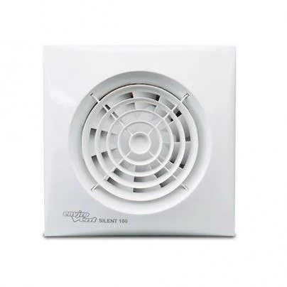 Envirovent Silent 100 Axial Extractor Fan With Backdraught Shutters - White - SIL100S 3 Envirovent Silent 100 Axial Extractor Fan With Backdraught Shutters - White - SIL100S