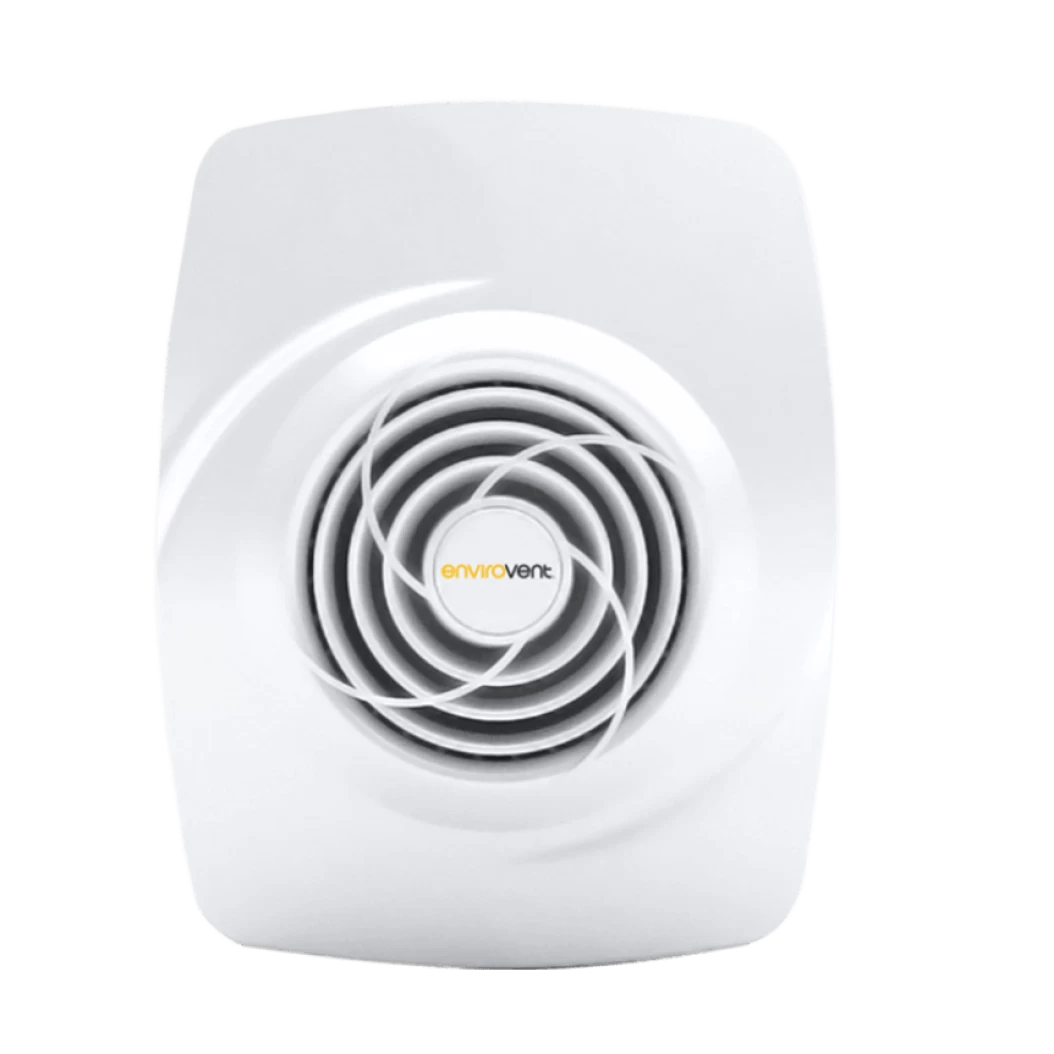 Envirovent Filterless Bathroom & Kitchen Extractor Fan With Time Elapse Meter & Wireless Boost (230V) - EFHT2S-TEM-WL