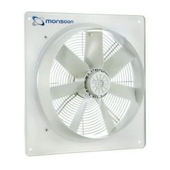Monsoon EQ-25-WA Single Phase 4 Pole Compact Plate Fan 250mm (756m³/h)
