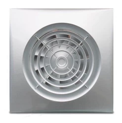 Envirovent Silent Extractor Fan With Timer 100mm - Silver - SIL100ST