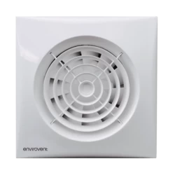 Envirovent Silent SELV Axial Extractor Fan With Adjustable Timer & Backdraught Shutter - White - SIL100T12VECO