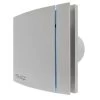Envirovent Silent Design 100 WC & Bathroom Extractor Fan With Adjustable Timer- Silver - SILDES100HTS -Ventilation System sildes100hts
