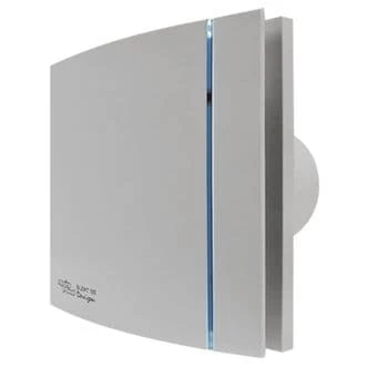 Envirovent Silent Design Bathroom Extractor Fan 100mm - Silver - SILDES100SS 3 Envirovent Silent Design Bathroom Extractor Fan 100mm - Silver - SILDES100SS