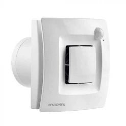 Envirovent Silent Dual Intelligent Bathroom Smart Extractor Fan - White - SILDUAL-100
