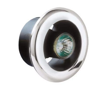 Manrose Showerlite Fan 100mm 4 Inch With Light Chrome - SL-C 3 Manrose Showerlite Fan 100mm 4 Inch With Light Chrome - SL-C