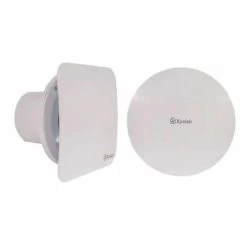 Xpelair C4PSR 078353 100mm Square/Round Contour Pull Cord Extract Fan