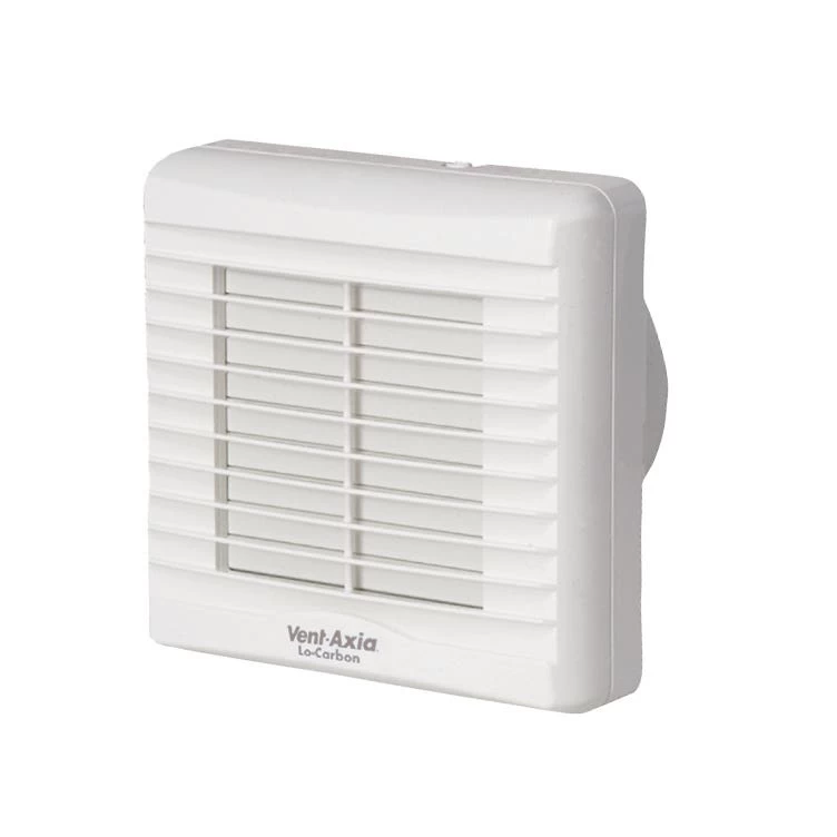Vent Axia Lo-Carbon VA100 SELV XP Bathroom Fan With Shutter & Pull Cord (459049A) 3 Vent Axia Lo-Carbon VA100 SELV XP Bathroom Fan With Shutter & Pull Cord (459049A)